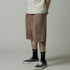 Pass~Port Herringbone Leagues Club Short - Light Brown