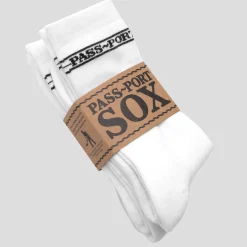 Pass~Port Hi Sox 3-Pack - White