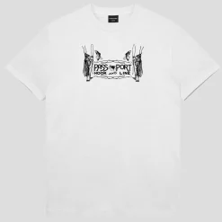 Pass~Port Hook & Line Tee - White