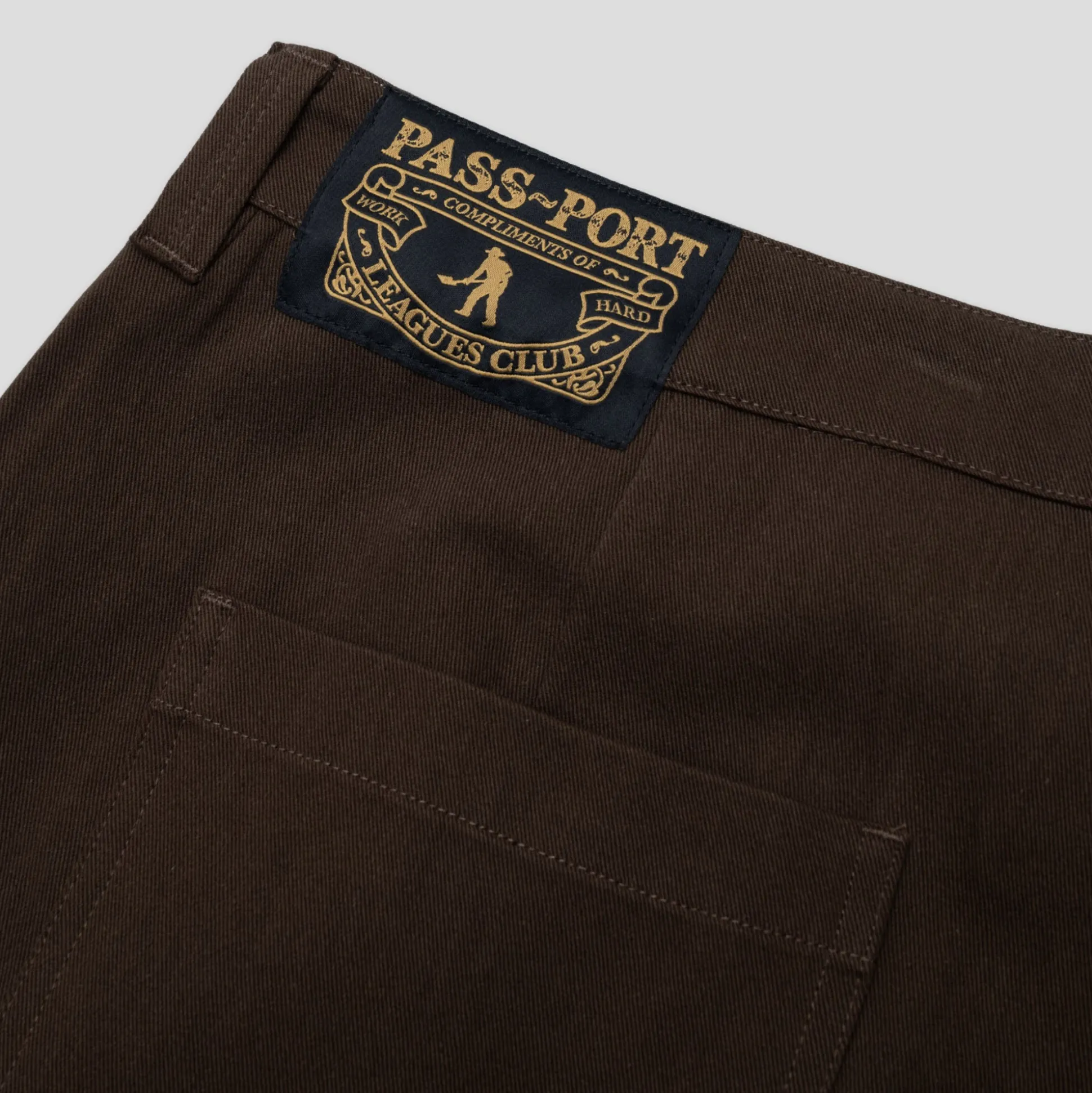 Pass~Port Leagues Club Pant - Brown