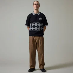 Pass~Port Leagues Club Striped Pant - Taupe / Black