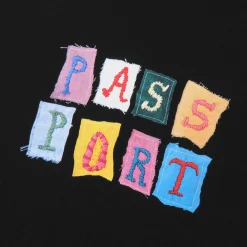 Pass~Port Patchwork Tee - Black