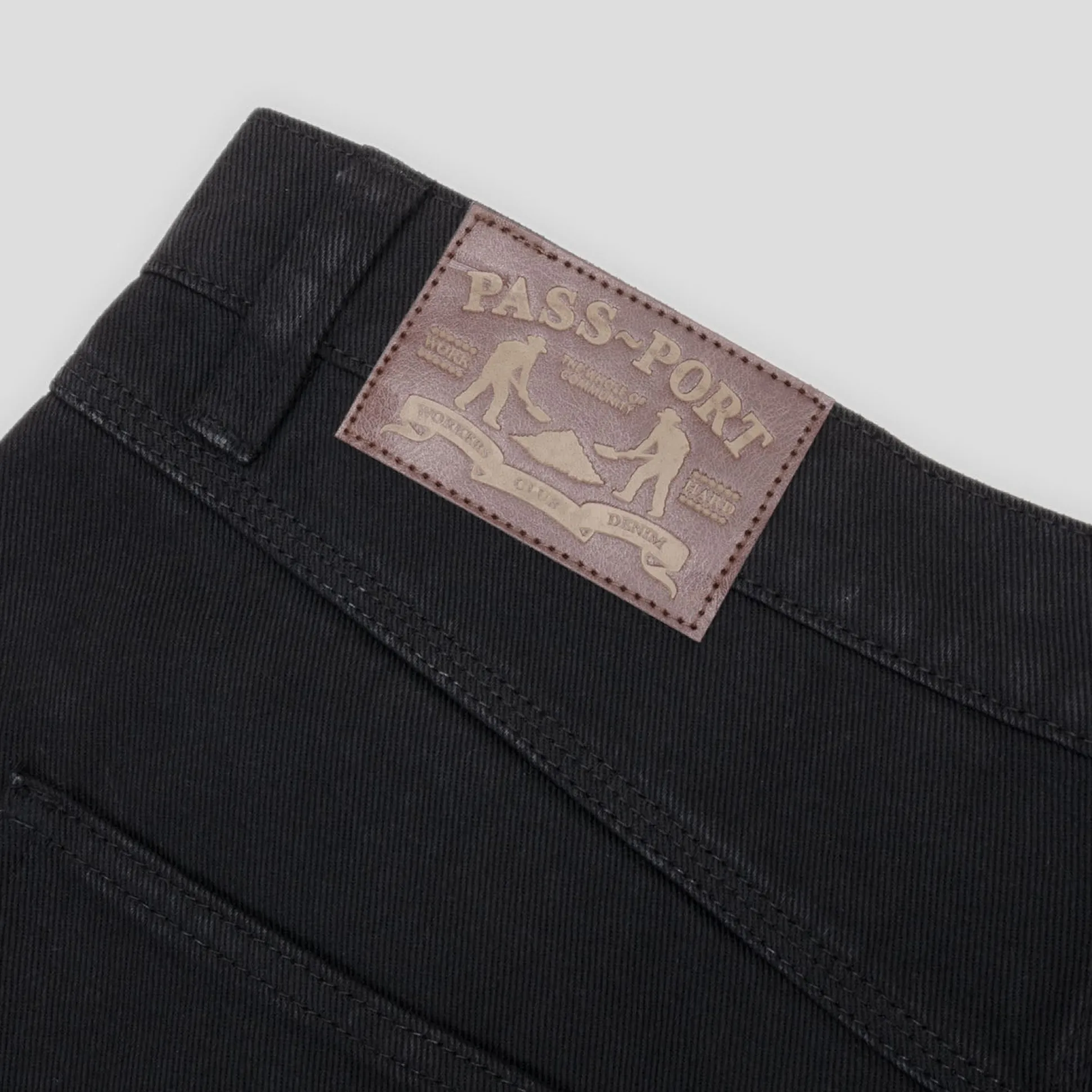 Pass~Port Quandong Workers Club Denim Jean - Washed Black