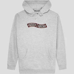 Pass~Port Red Flag Hoodie - Ash