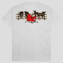 Pass~Port Red Flag Tee - Ash