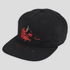 Pass~Port Red Flag Workers Cap - Black