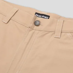 Pass~Port Ripstop Double Knee Diggers Club Pant - Khaki