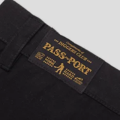 Pass~Port Ripstop Double Knee Diggers Club Pant - Black