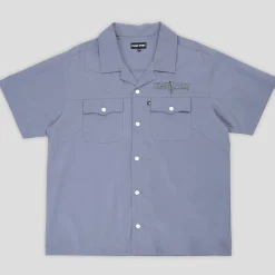 Pass~Port Screwed Casual Shirt - Steel Blue