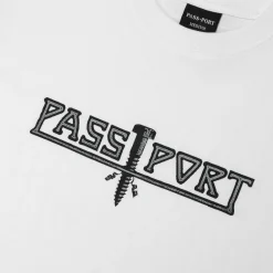 Pass~Port Screwed Tee - White