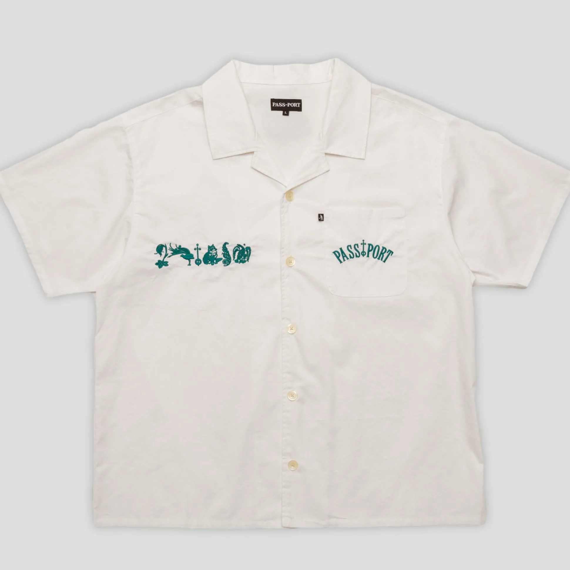 Pass~Port Sophomore Casual Shirt - Off White