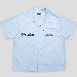 Pass~Port Sophomore Casual Shirt - Light Blue