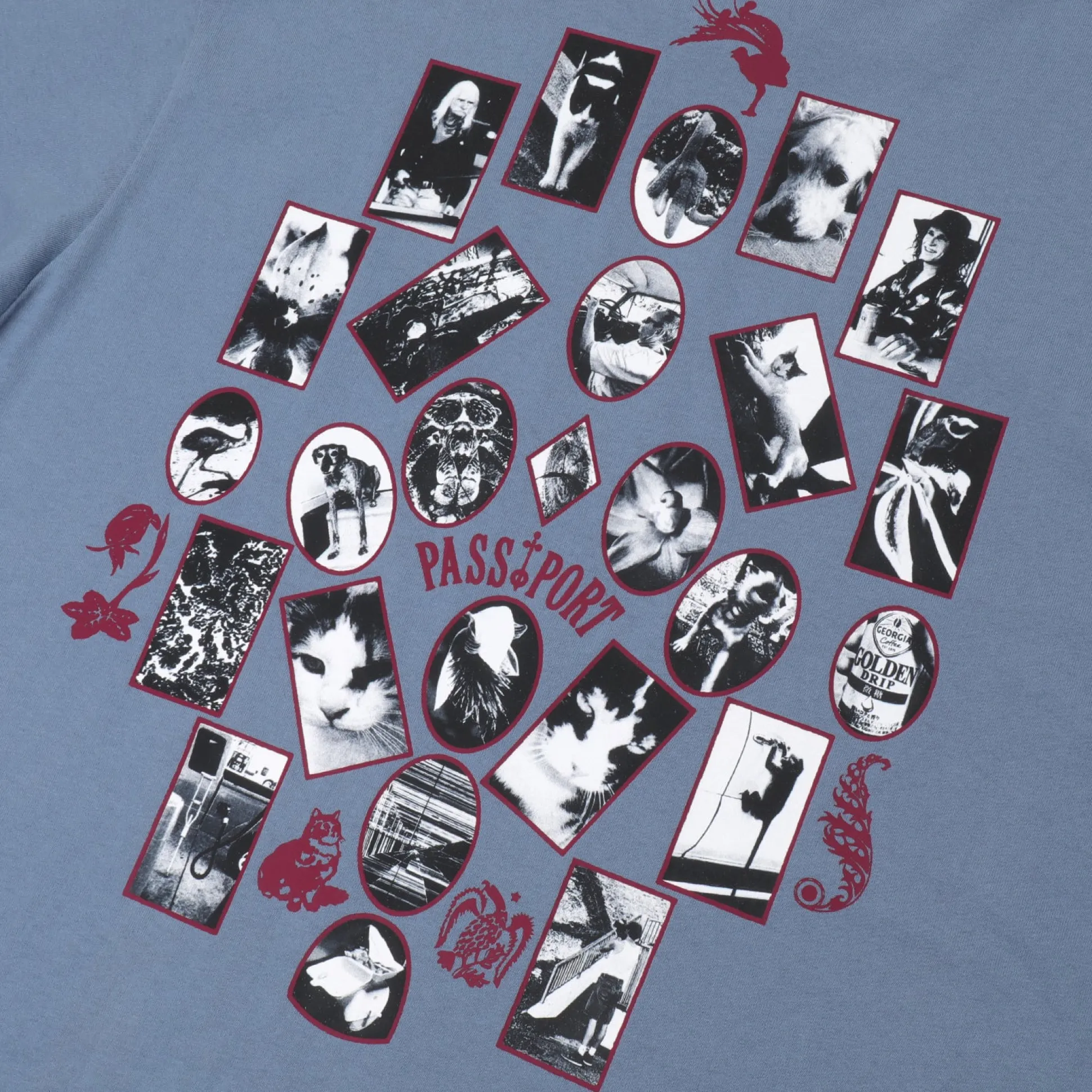 Pass~Port Sophomore Tee - Washed Out Blue