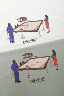 Pass~Port Store & Gallery Exclusive Art Handler Tee - Ash