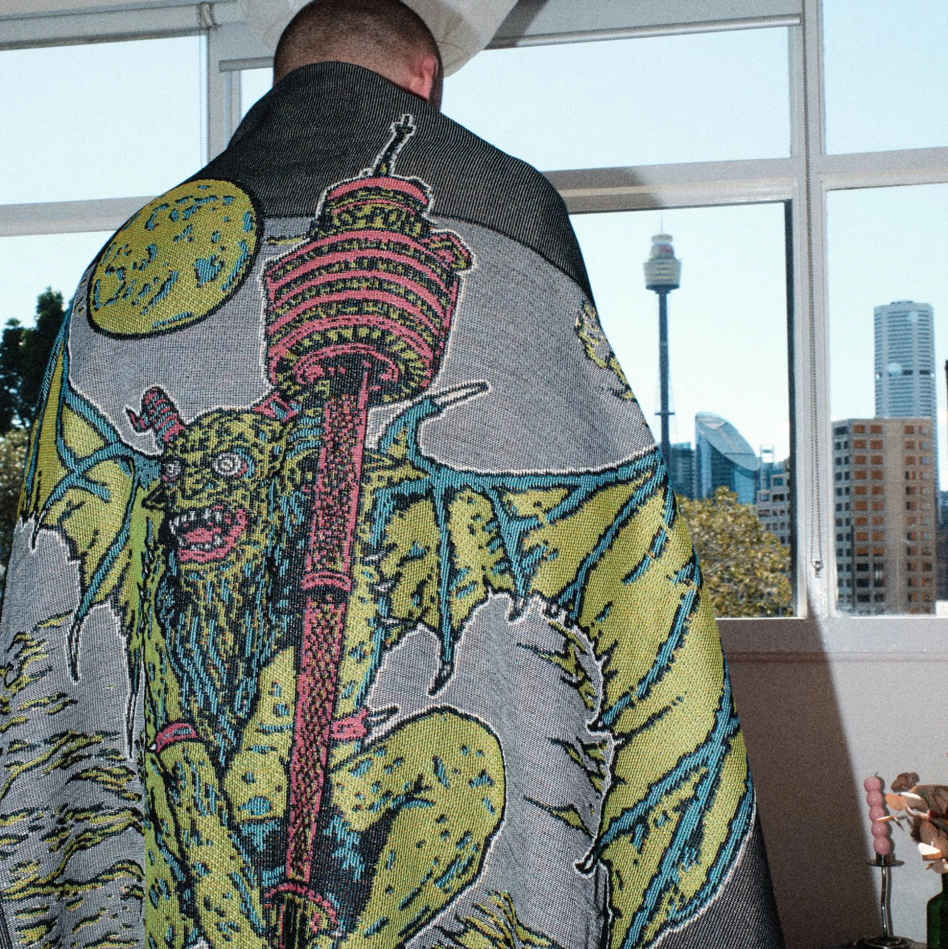 Pass~Port Store & Gallery Exclusive - French Centre Point Tower Throw