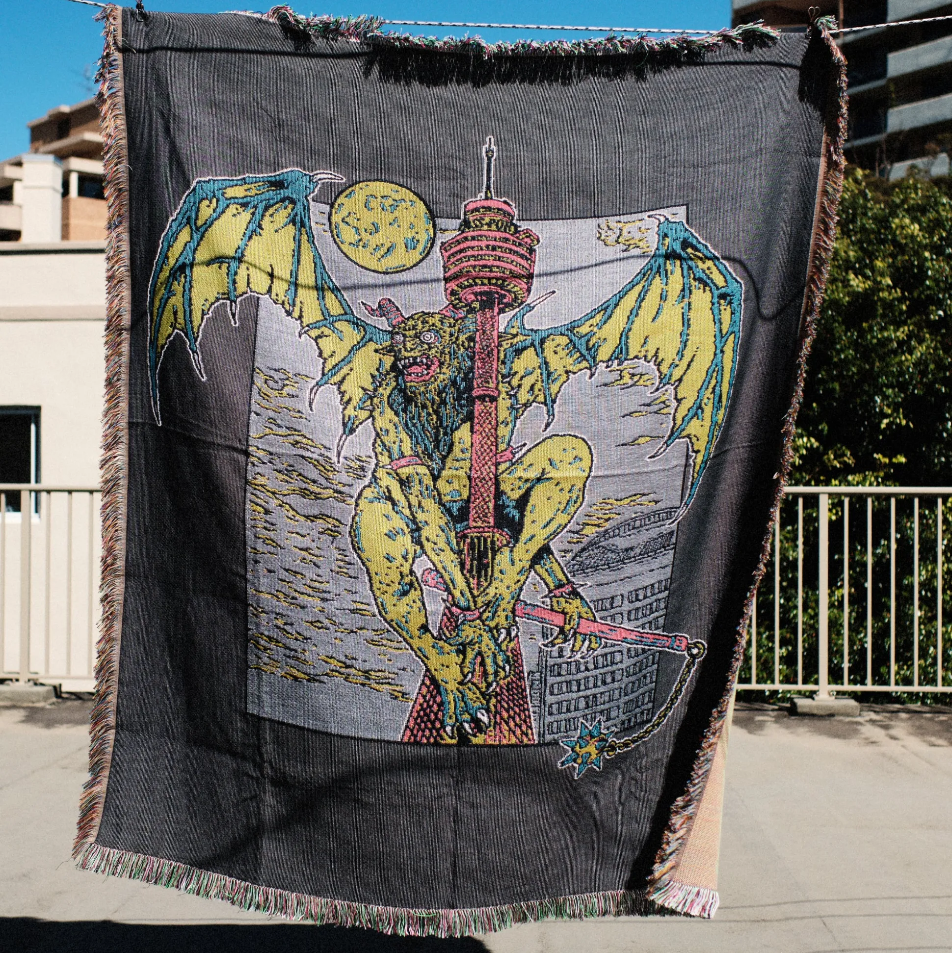 Pass~Port Store & Gallery Exclusive - French Centre Point Tower Throw