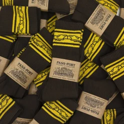 Pass~Port Store & Gallery Exclusive Inter~Solid Sox - Brown