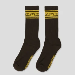 Pass~Port Store & Gallery Exclusive Inter~Solid Sox - Brown