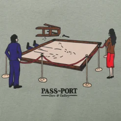 Pass~Port Store & Gallery Exclusive Art Handler Tee - Stonewash Green