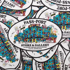 Pass~Port Store & Gallery Sticker