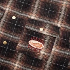 Pass~Port Sunspot Flannel Vineyard Shirt - Brown