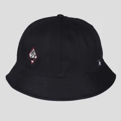 Pass~Port Swanny Herringbone Bucket Hat - Black