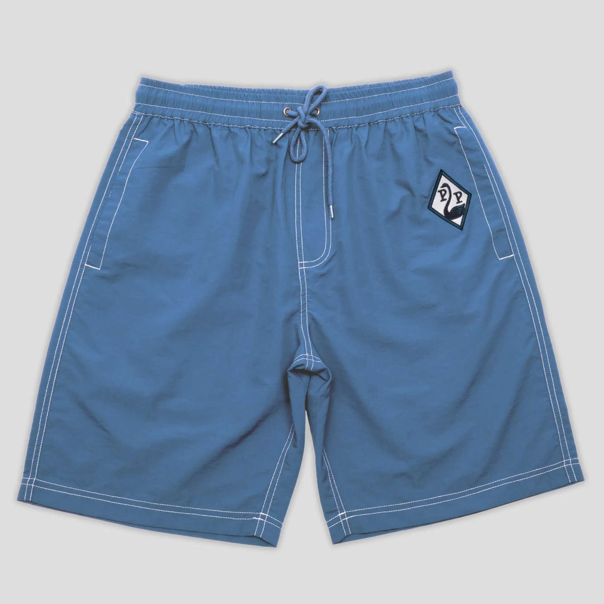 Pass~Port Swanny RPET Casual Short - Slate Blue