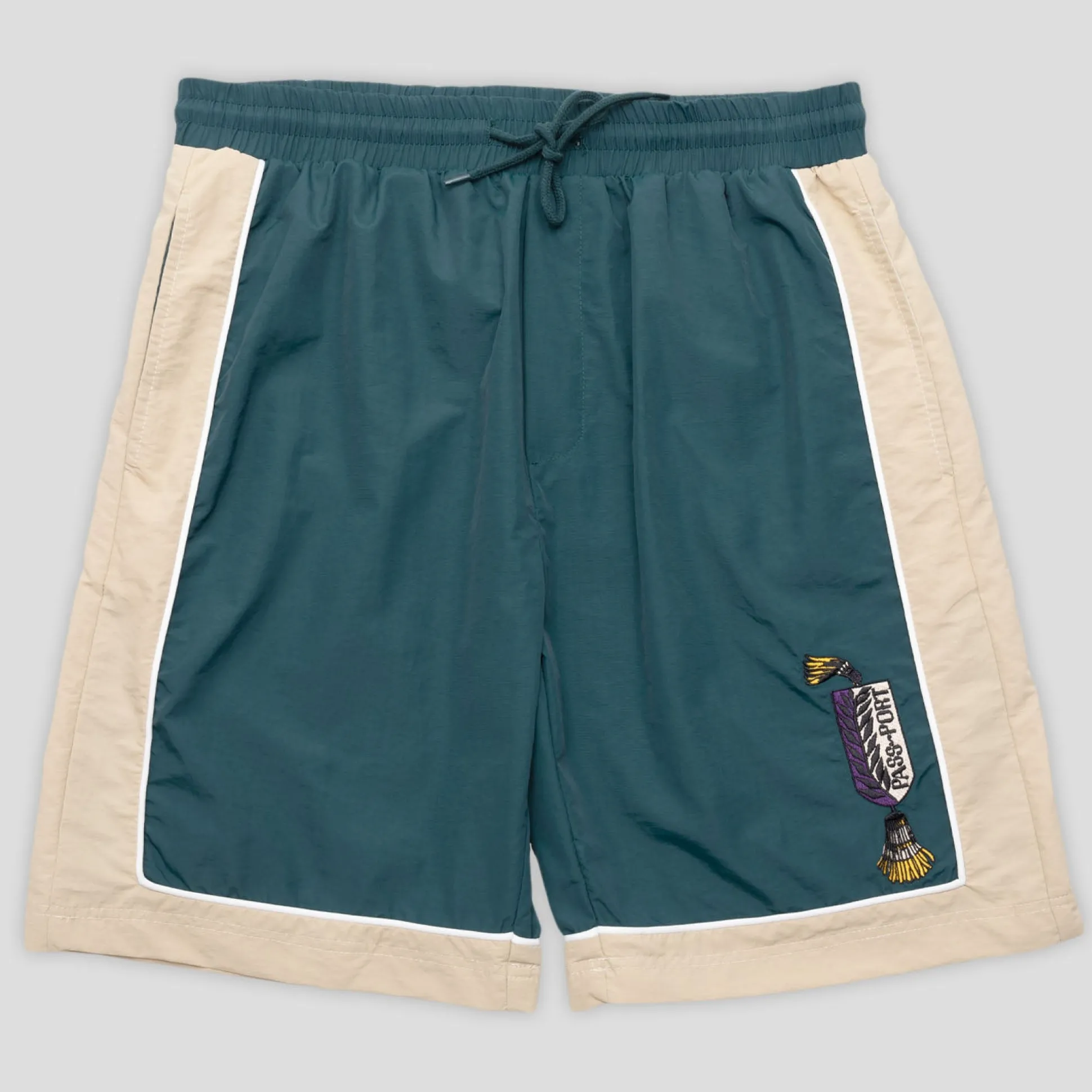 Pass~Port Tassle RPET Casual Short - Green / Cream
