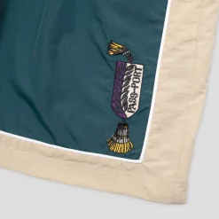 Pass~Port Tassle RPET Casual Short - Green / Cream