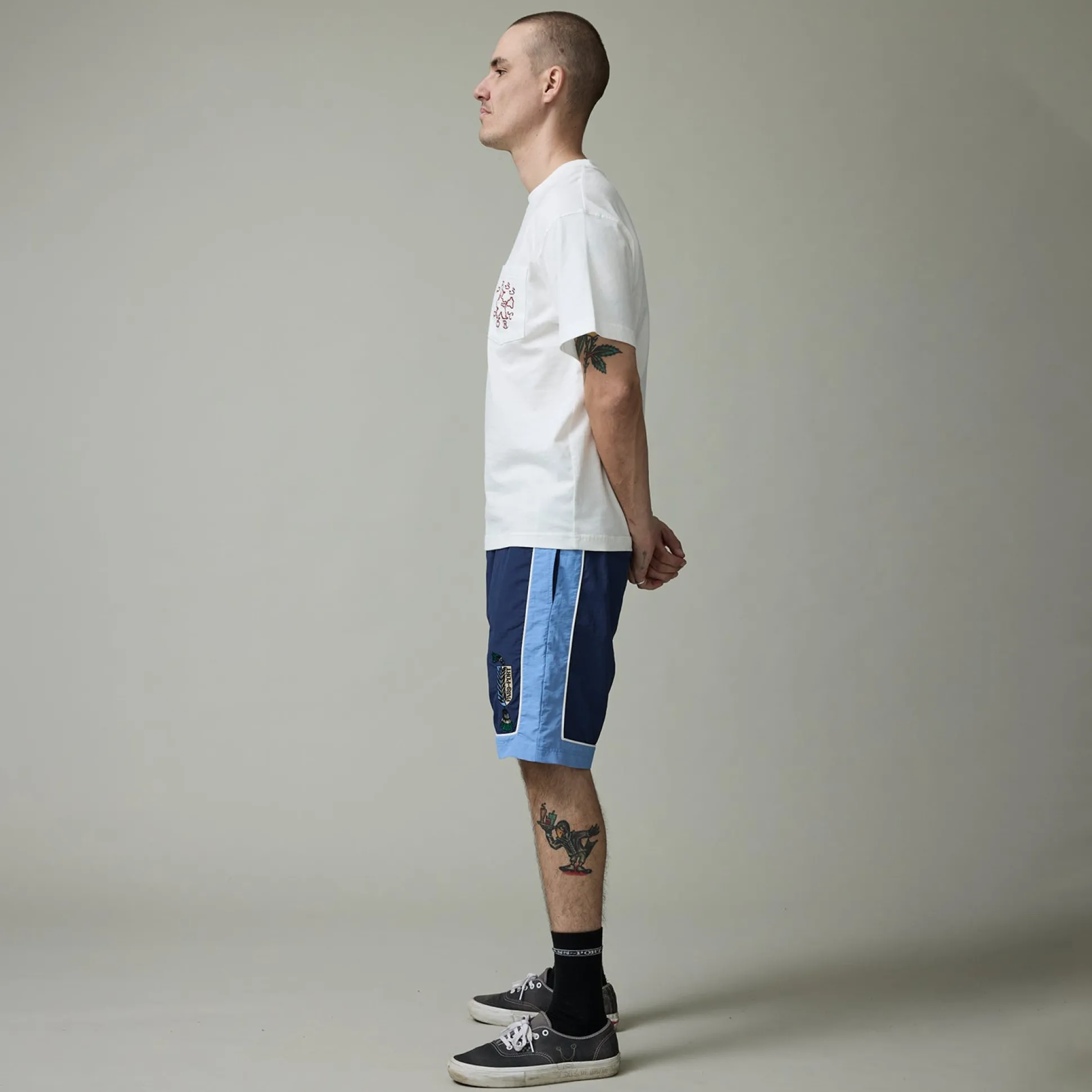 Pass~Port Tassle RPET Casual Short - Navy / Light Blue