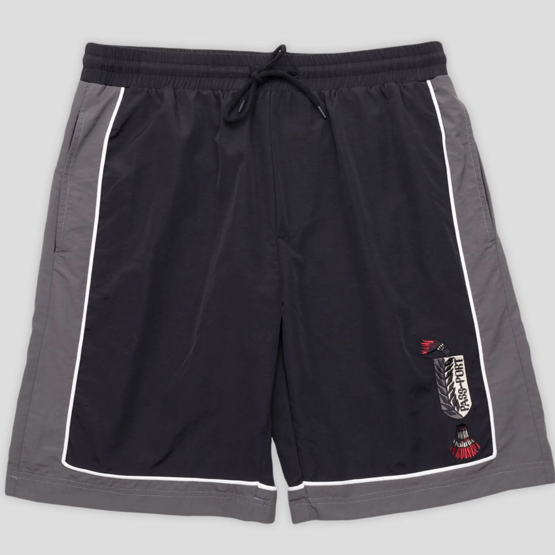 Pass~Port Tassle RPET Casual Short - Black / Grey
