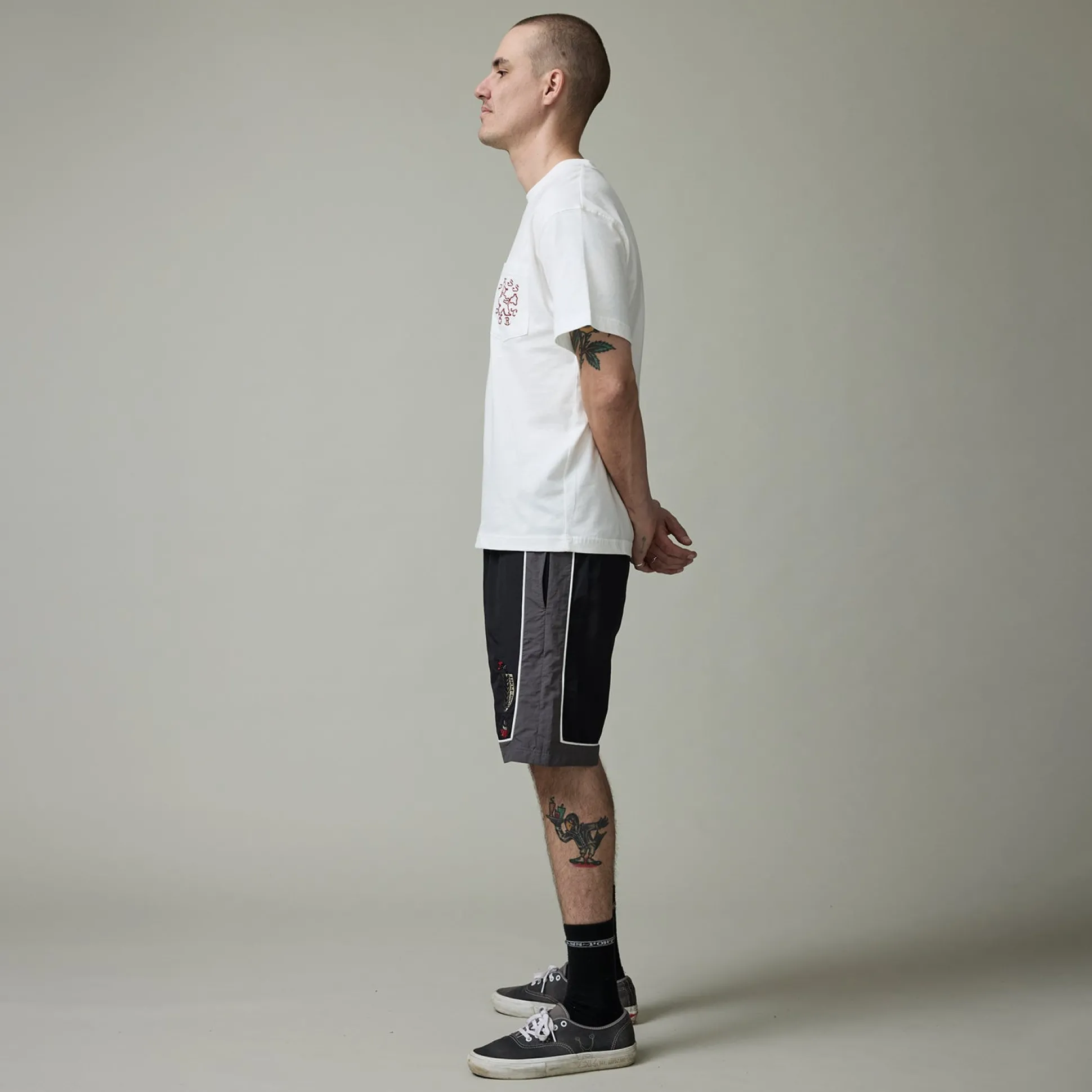 Pass~Port Tassle RPET Casual Short - Black / Grey