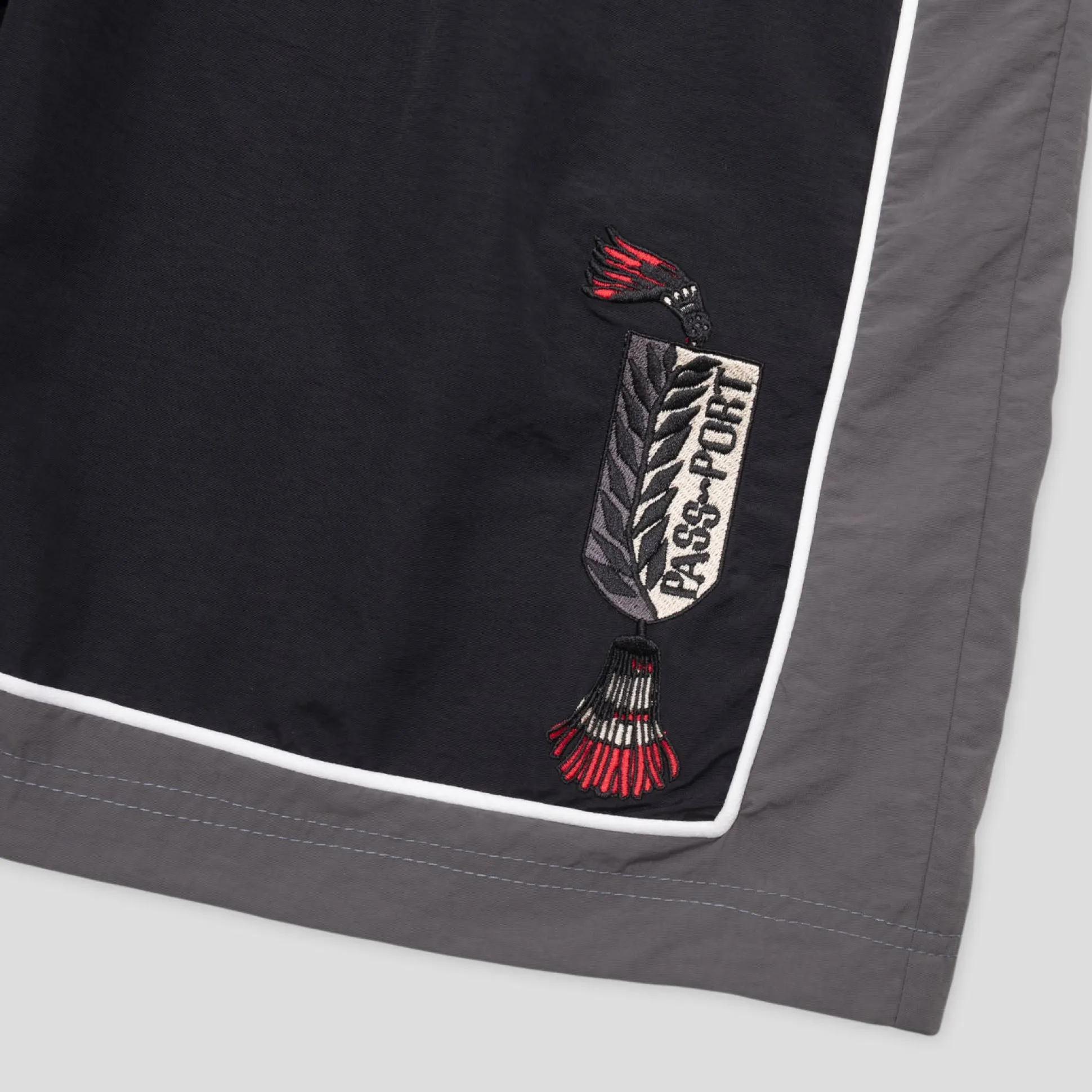 Pass~Port Tassle RPET Casual Short - Black / Grey