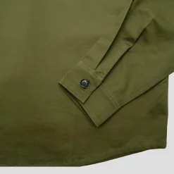 Pass~Port Thistle Embroidery AG Shirt Long Sleeve - Moss