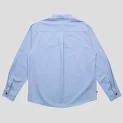 Pass~Port Thistle Embroidery AG Shirt Long Sleeve - Light Blue