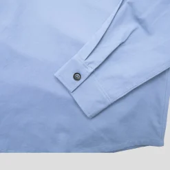 Pass~Port Thistle Embroidery AG Shirt Long Sleeve - Light Blue