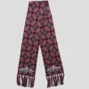Pass~Port Thistle Scarf - Red Tartan
