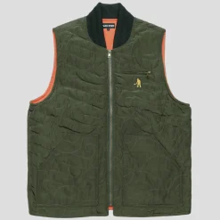 Pass~Port Tilde Puff Packers Vest - Forest Green