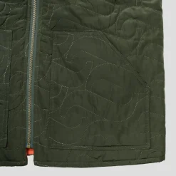 Pass~Port Tilde Puff Packers Vest - Forest Green