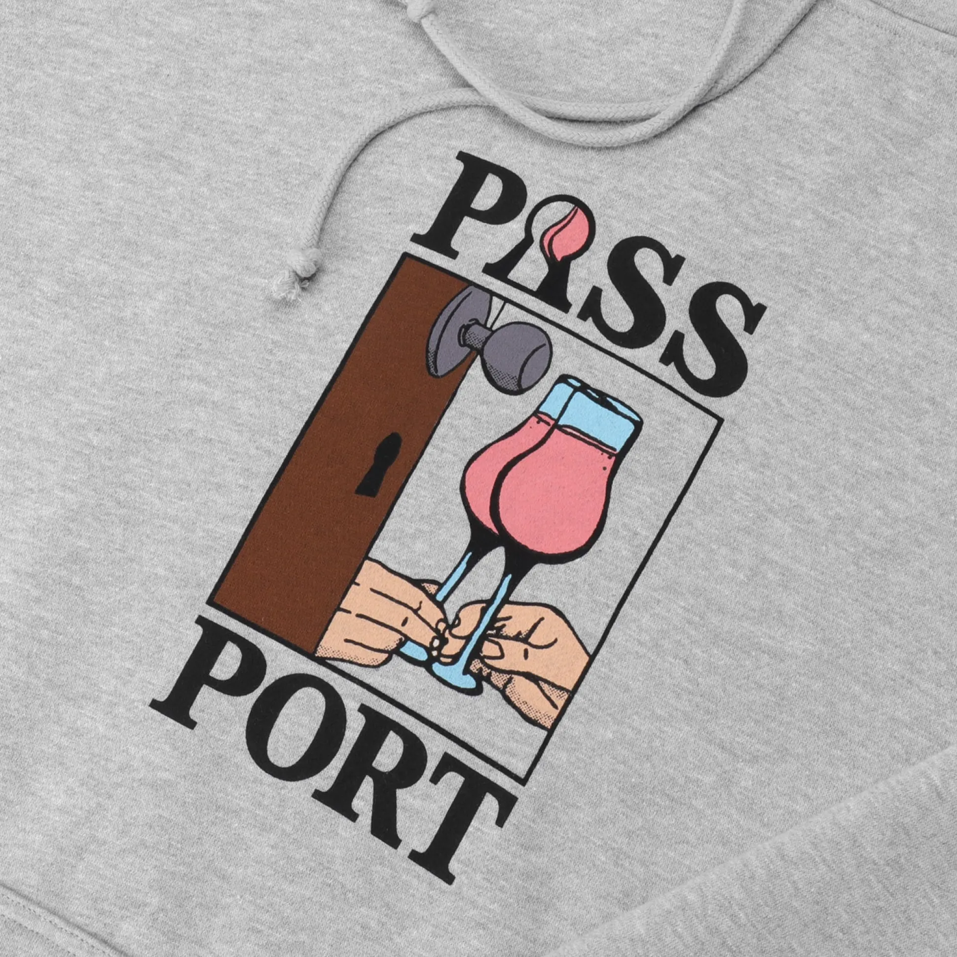 Pass~Port What U Think U Saw Hoodie - Ash