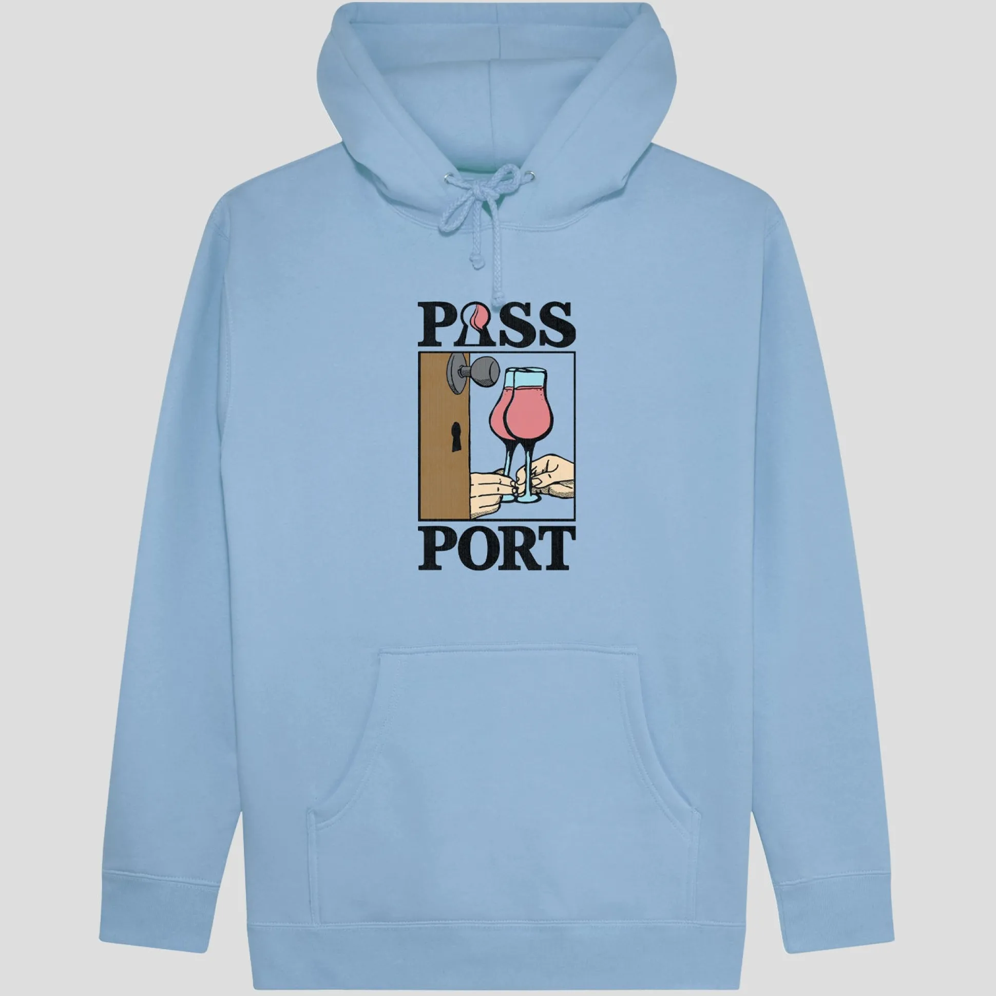 Pass~Port What U Think U Saw Hoodie - Light Blue