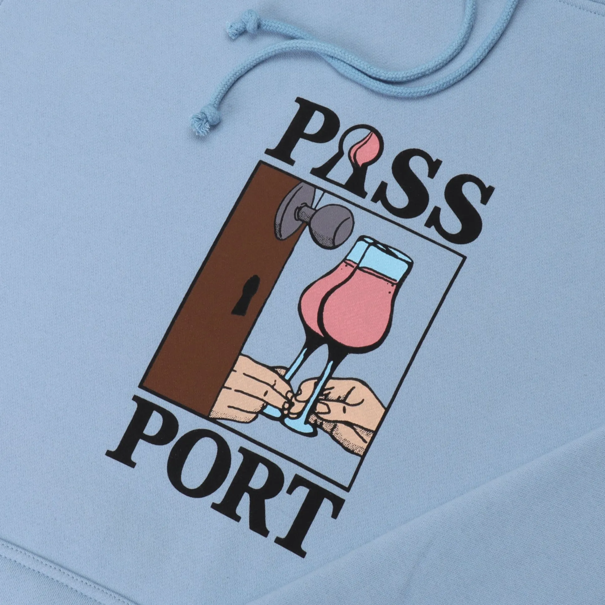 Pass~Port What U Think U Saw Hoodie - Light Blue