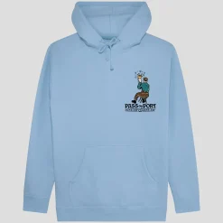 Pass~Port Wine Em' Hoodie - Light Blue