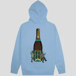 Pass~Port Wine Em' Hoodie - Light Blue