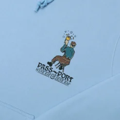 Pass~Port Wine Em' Hoodie - Light Blue