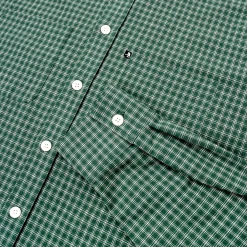 Pass~Port Workers Check Shirt Long-Sleeve - Green