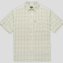 Pass~Port Workers Check Shirt Short-sleeve - Green / Blue