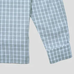 Pass~Port Workers Check Shirt Long Sleeve - Stone