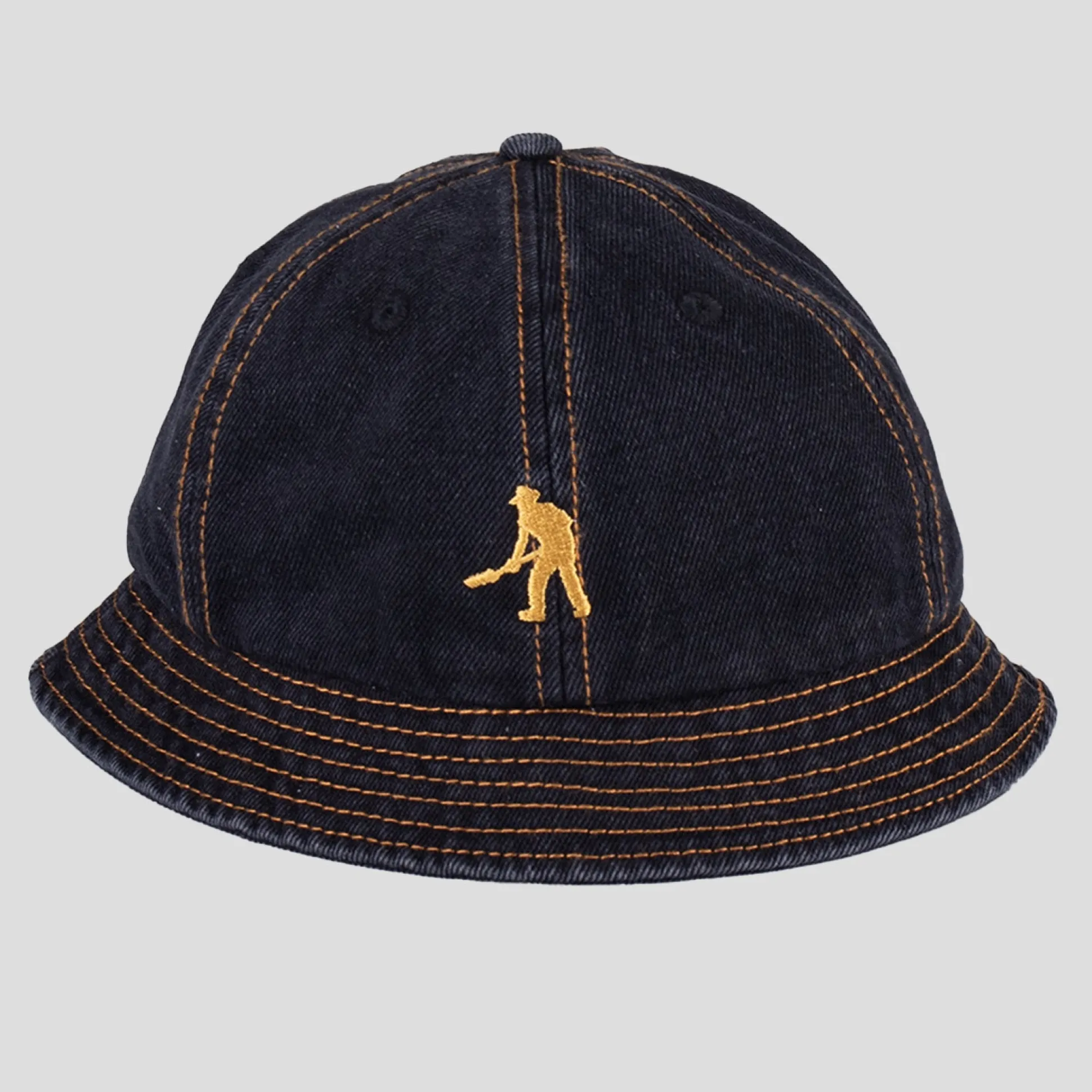 Pass~Port Workers Club Denim Bucket - Washed Black