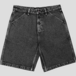 Pass~Port Workers Club Denim Short - Grey Over-Dye